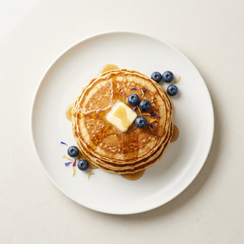 Sunday Morning Buttermilk Pancake Stack